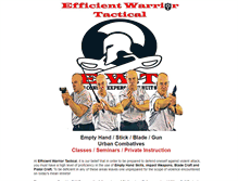 Tablet Screenshot of efficientwarrior.com